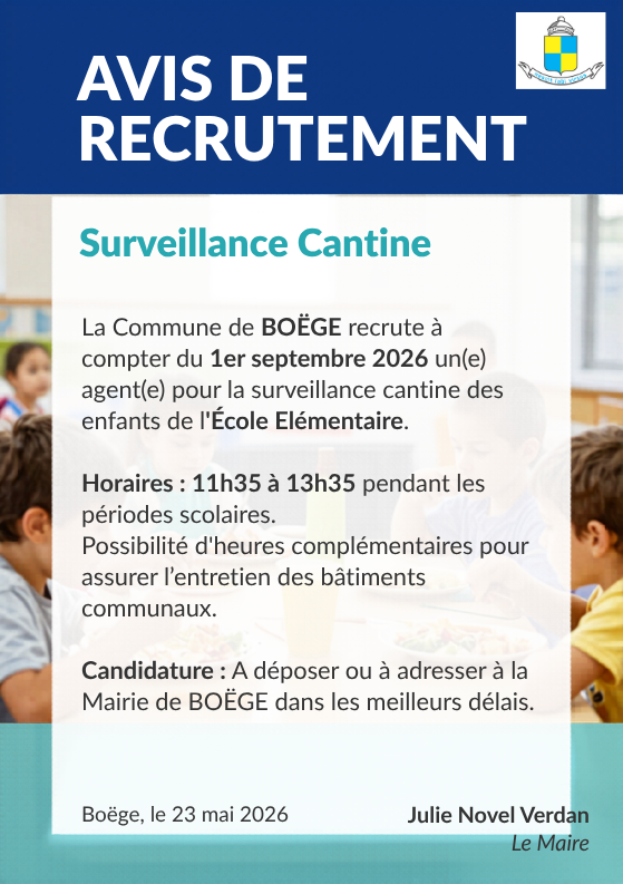 La Mairie recrute