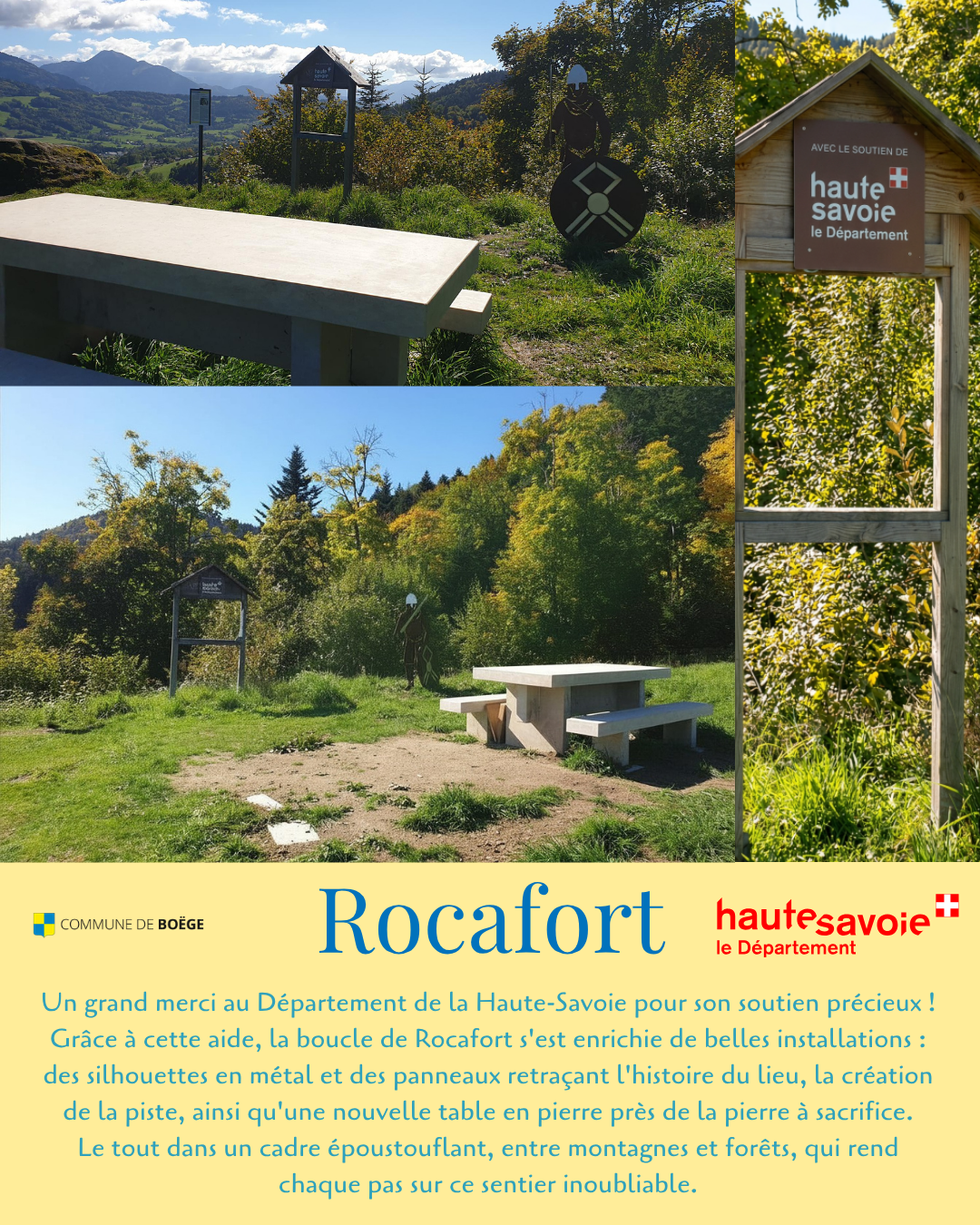 Embellissement de la boucle de Rocafort
