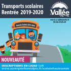Inscription en ligne pour le transport scolaire